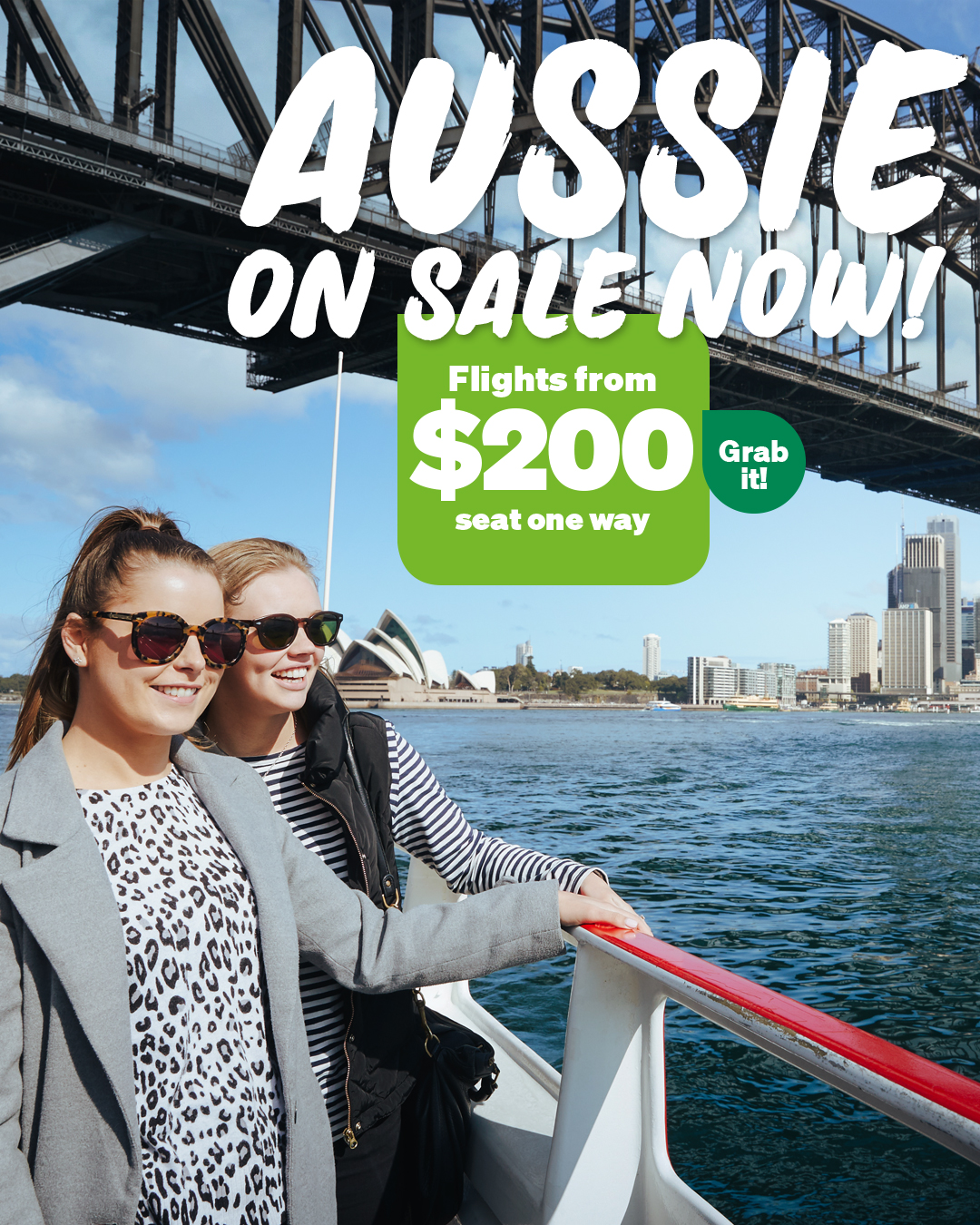 grabaseat - 🦘🦘🦘 Hop over to Aussie with flights from $200*... | Facebook