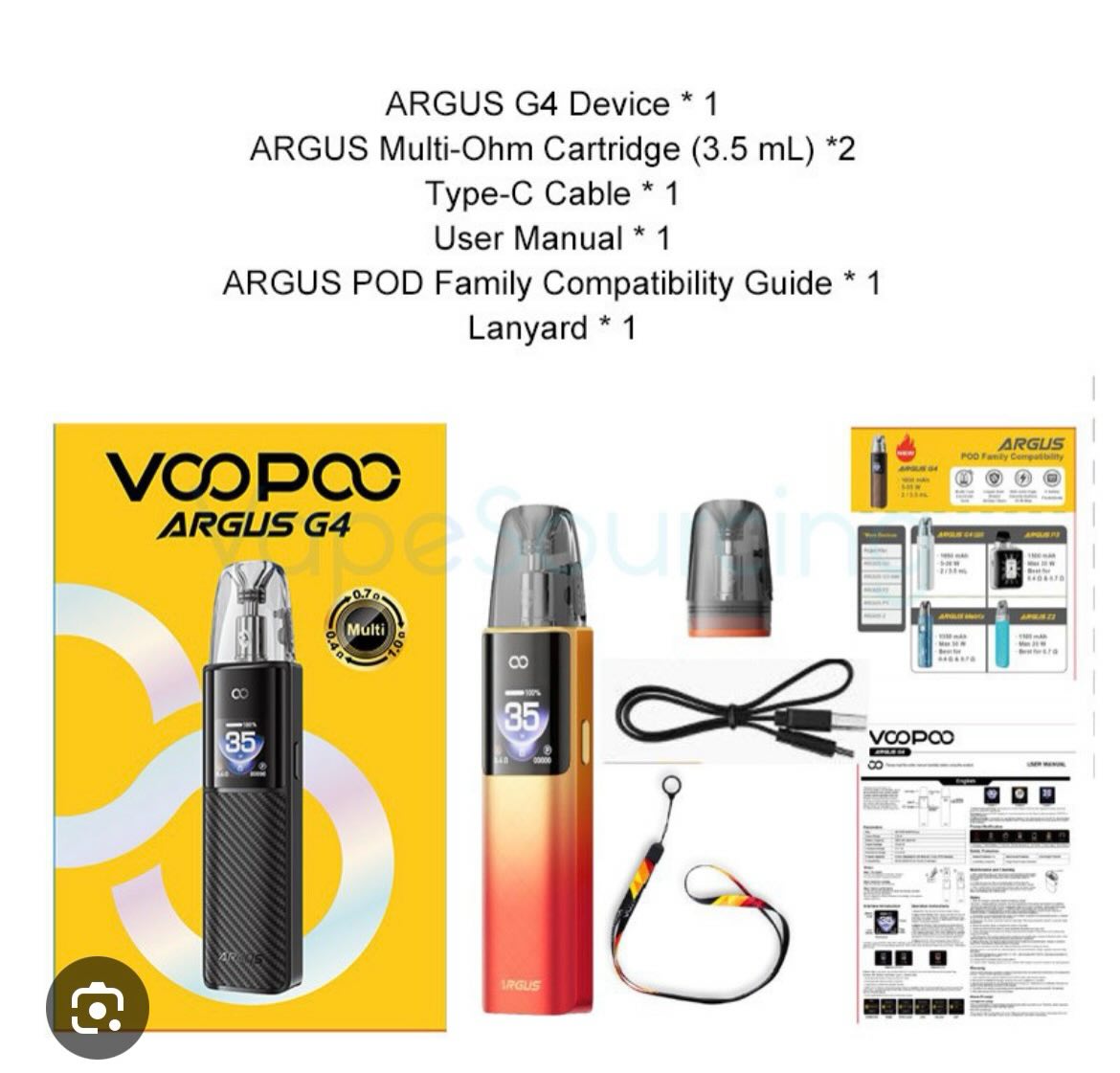 voopoo argus manual 🔥 Meet the G4 – power, style, and performance in one sleek device. ✓ 35W Max Output ✓ 3.5ml Pod Capacity ✓ Fast Type-C Charging ✓ Smooth Flavor & Dense Sweet Tropical Flavor Flavor:Strawmelon Ice Breeze Pro Zero Nicotine
