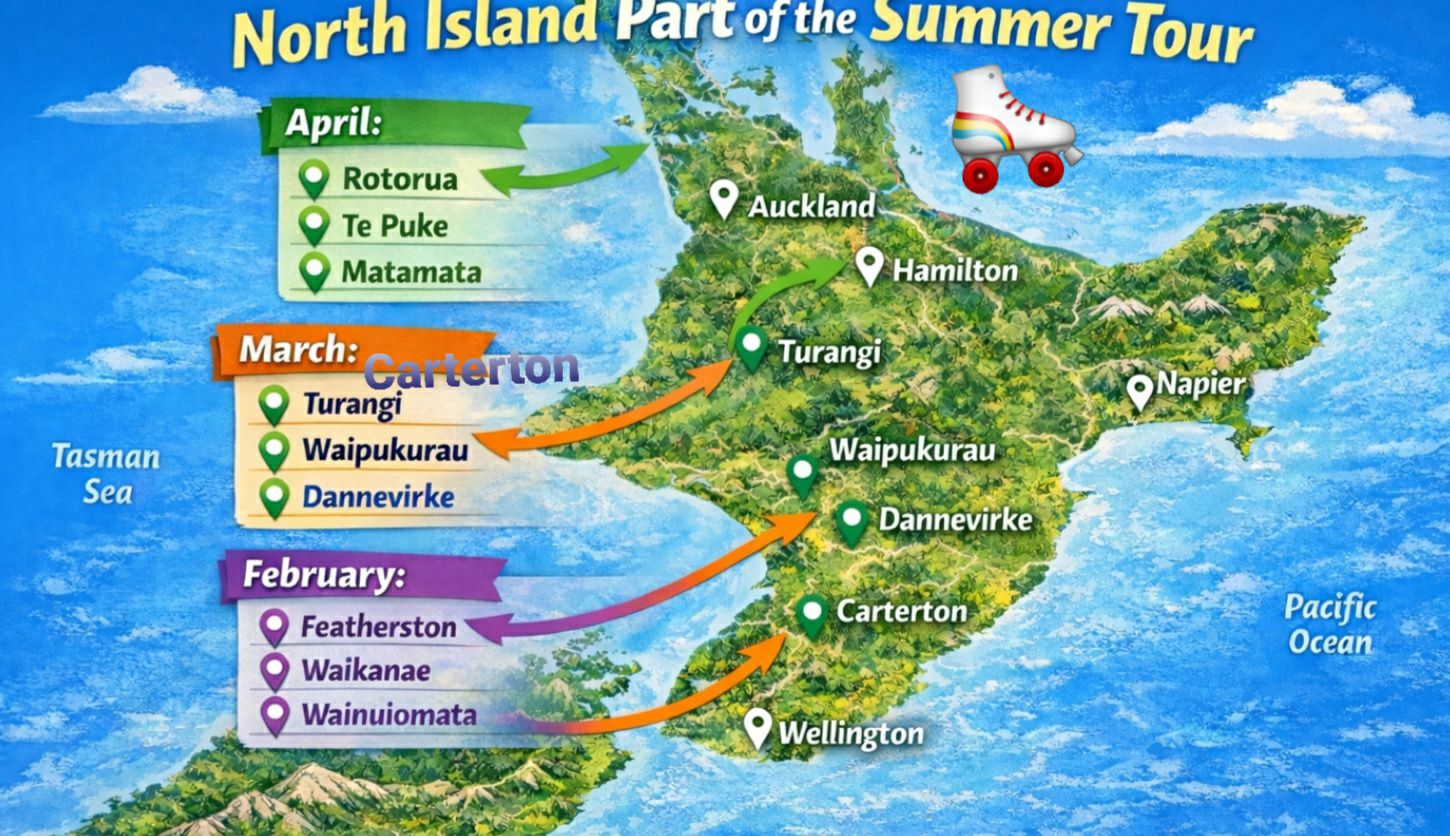 Skatescool NZ - 🚐 We’re back touring the North Island!... | Facebook