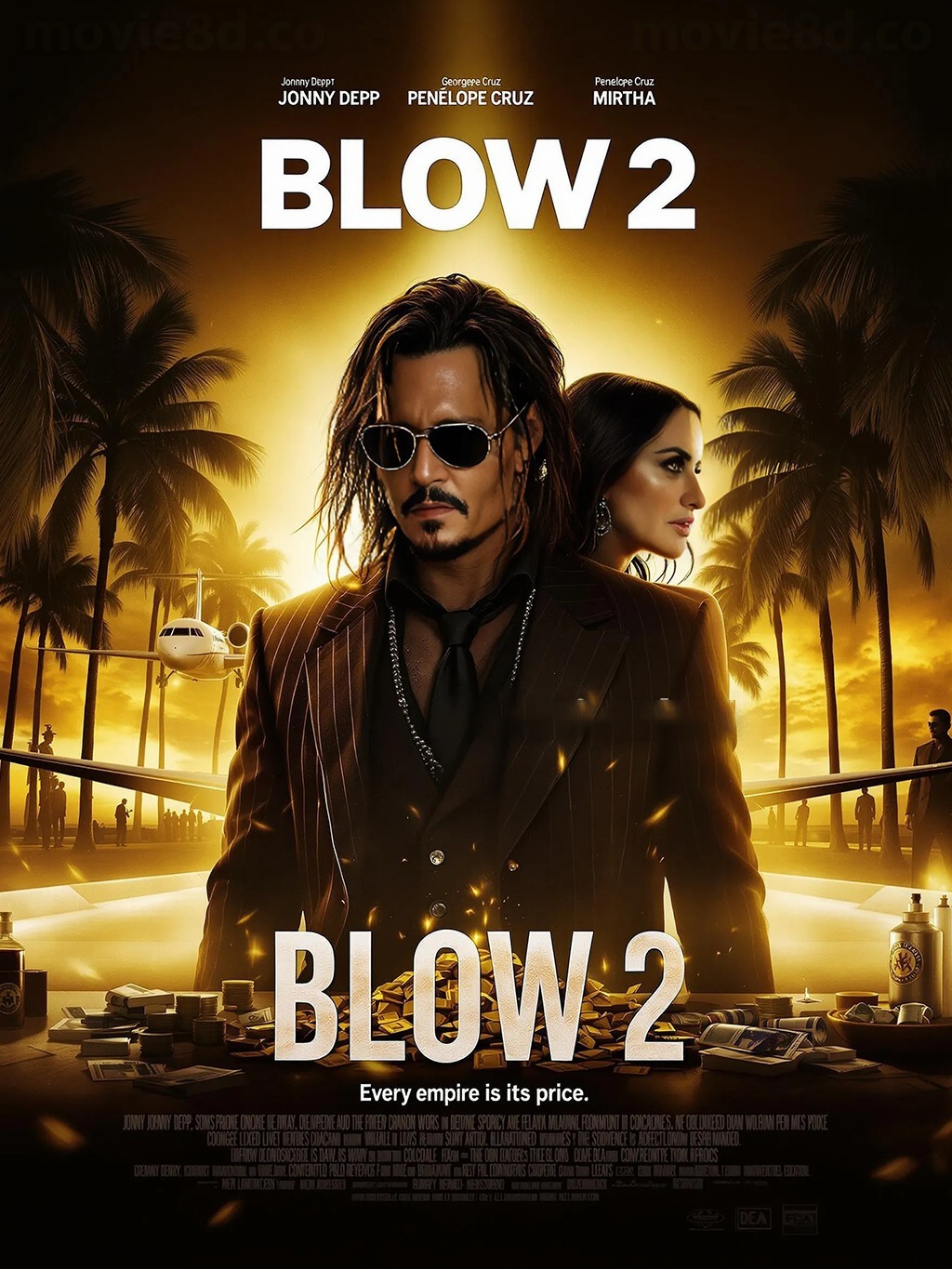 Blow - Movie Poster - Johnny Depp, Penelope Cruz, 2001