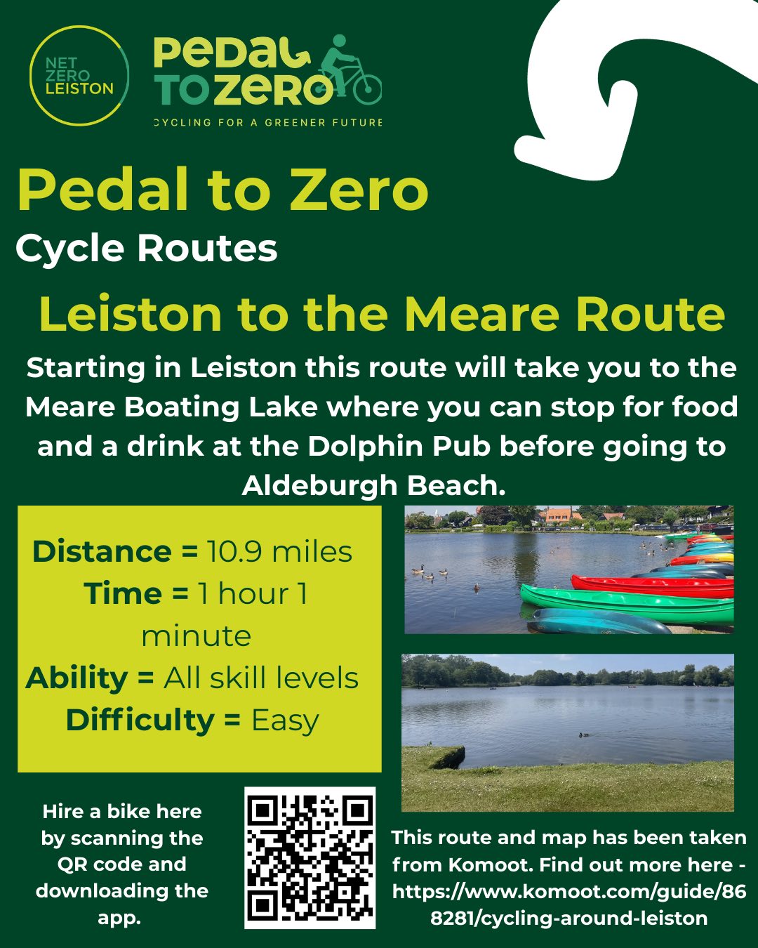🚲 Pedal to Zero - Cycle Routes 🚲 Next... - Net Zero Leiston | Facebook