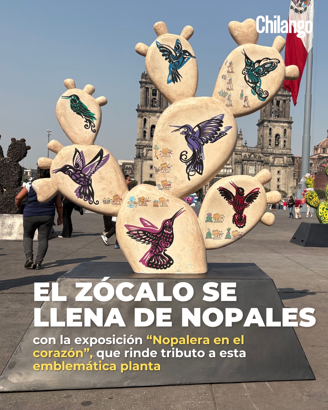 Chilango - Una nueva exposición llegó a la capirucha: “Nopalera en el ...