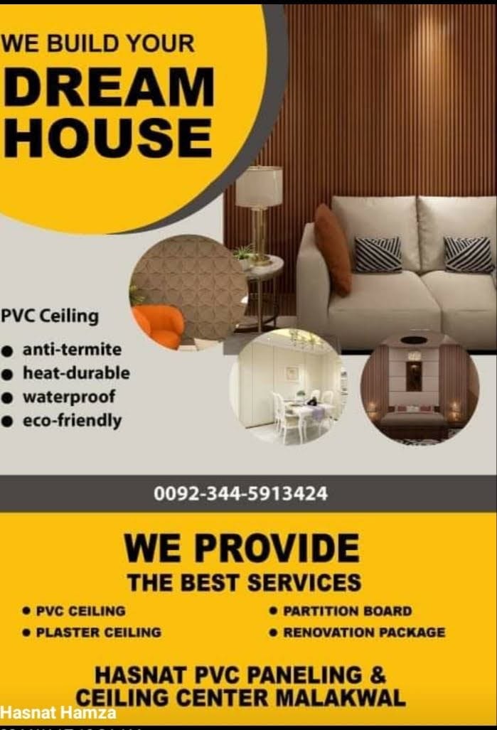 Hasnat PVC paneling and ceiling center malakwal