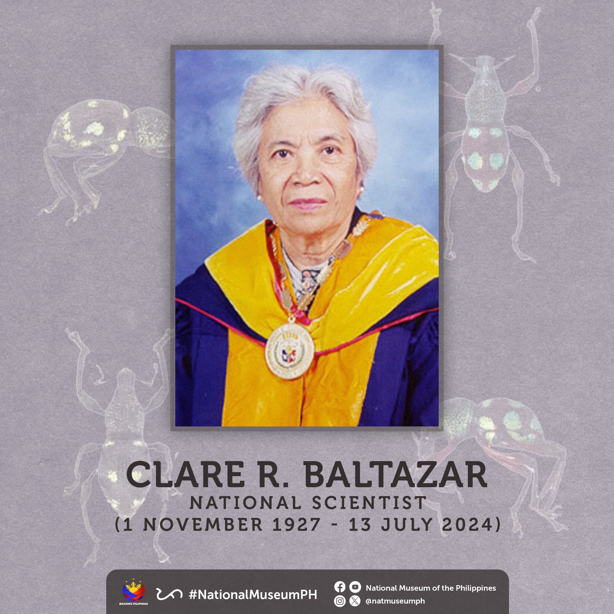 In Memoriam 𝐃𝐑. 𝐂𝐋𝐀𝐑𝐄... - National Museum of the Philippines | Facebook