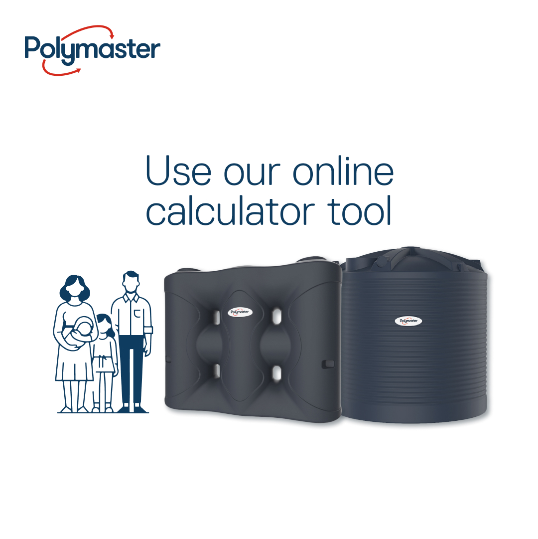 Polymaster - 💧 Choosing the right sized rainwater tank is...