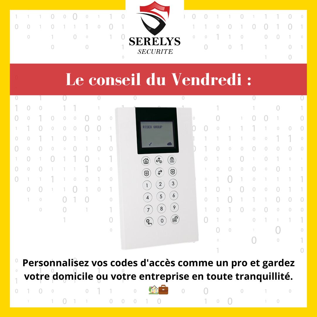 Serelys - 𝐂𝐨𝐧𝐬𝐞𝐢𝐥 𝐝𝐞 𝐒𝐞́𝐜𝐮𝐫𝐢𝐭𝐞́ 𝐀𝐥𝐚𝐫𝐦𝐞 𝐝𝐮 𝐉𝐨𝐮𝐫 : 🚨 𝐏𝐞𝐫𝐬𝐨𝐧𝐧𝐚𝐥𝐢𝐬𝐞𝐳 𝐯𝐨𝐬 ...