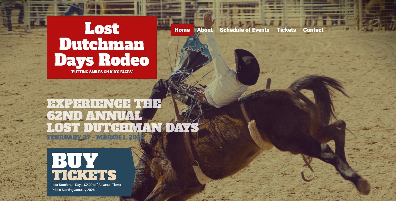 Lost Dutchman Days Rodeo 2026 | Apache Junction AZ