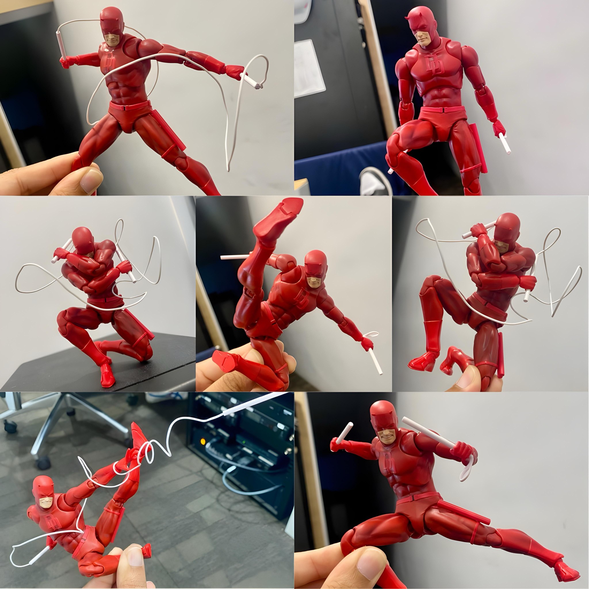 Endless fun and limitless poses. This Mafex Daredevil figure is 