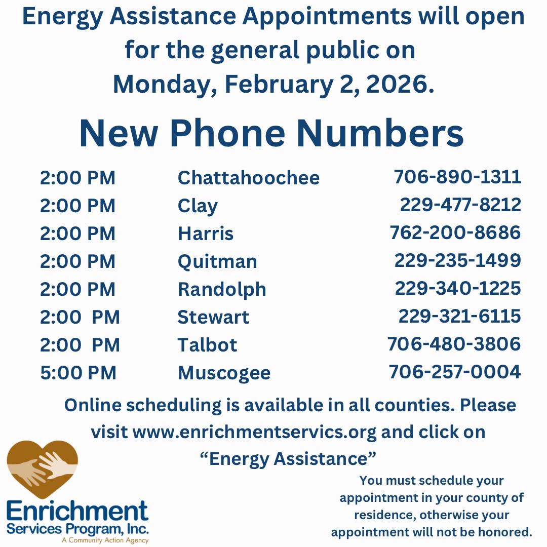 Enrichment - ⚡ Energy Assistance Update ⚡ Heads up! Energy Assistance ...