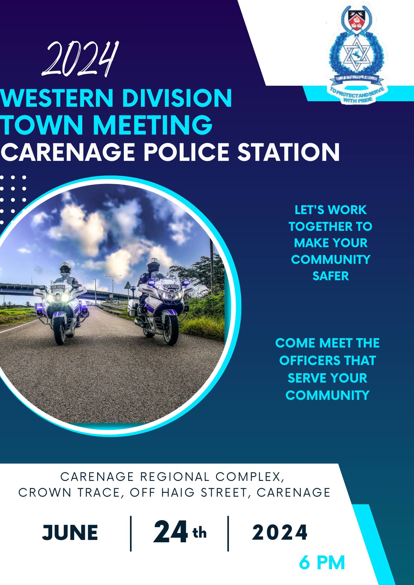 Western Division Town... - Trinidad and Tobago Police Service | Facebook