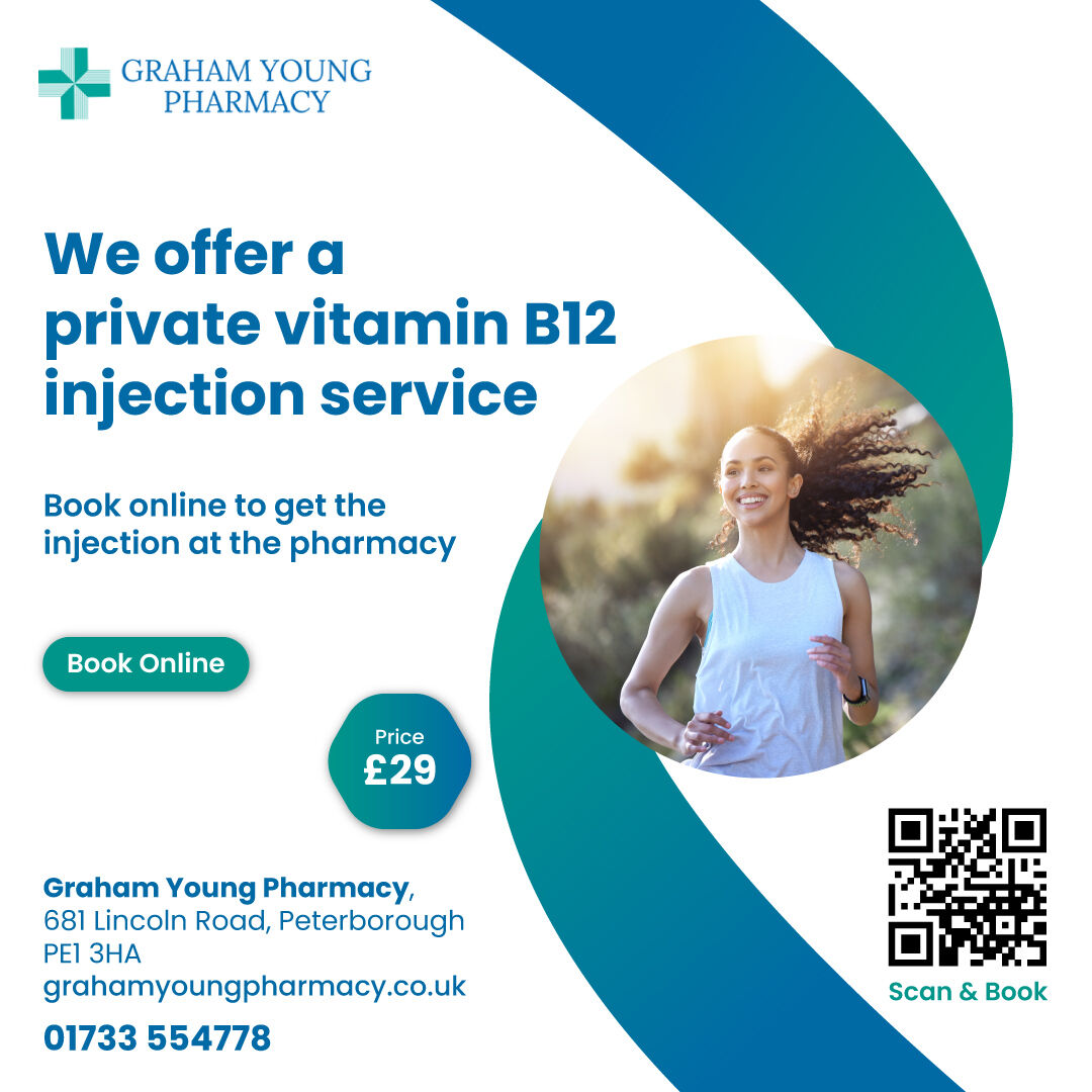 uk b12 injections Graham Vitamin B2 - B6 Bacteriostatic water 3ml Pack Size:500ml