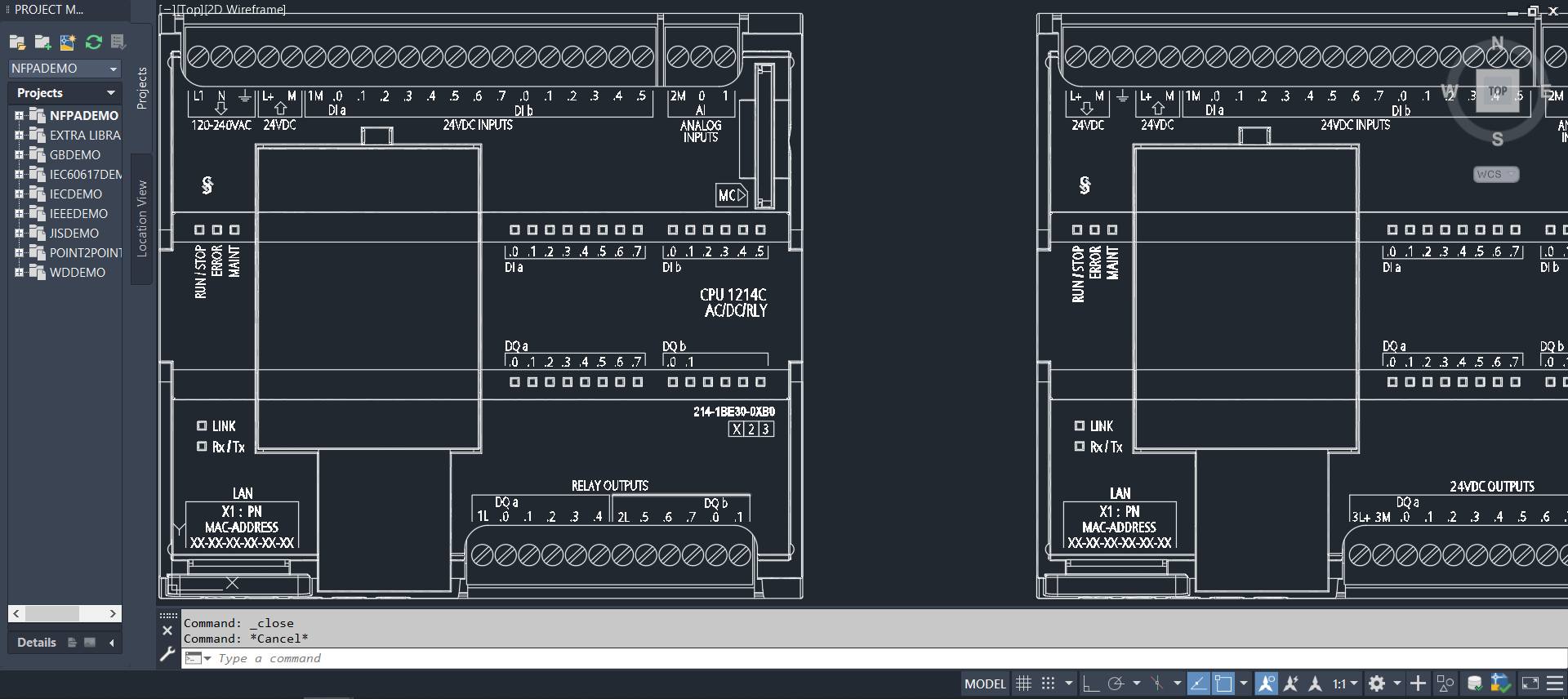 PLCTECH - Chắc ai đó sẽ cần File Cad PLC S7-1200 Series...