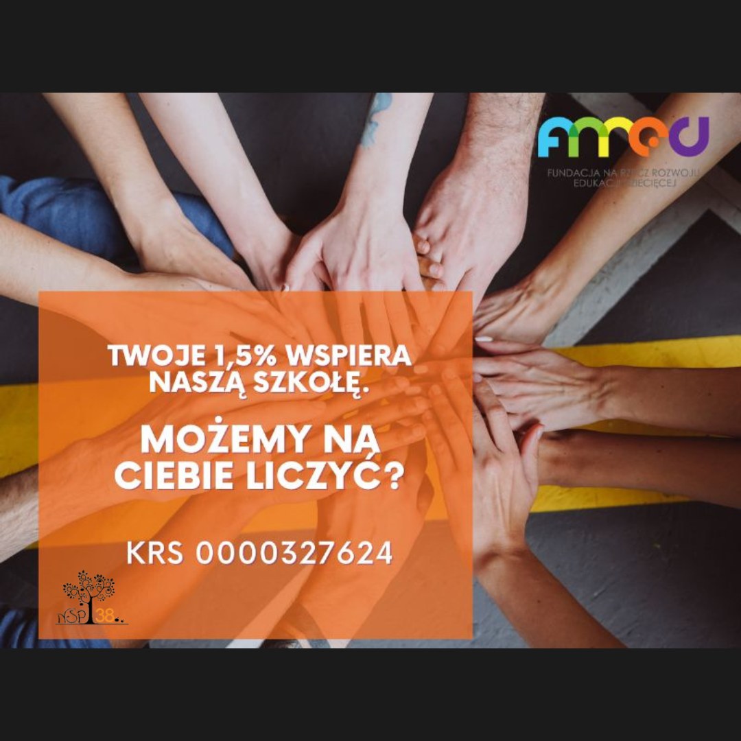🌟 Razem Możemy Więcej 🌟 Podaruj 1,5% podatku swojej szkole - taka ...