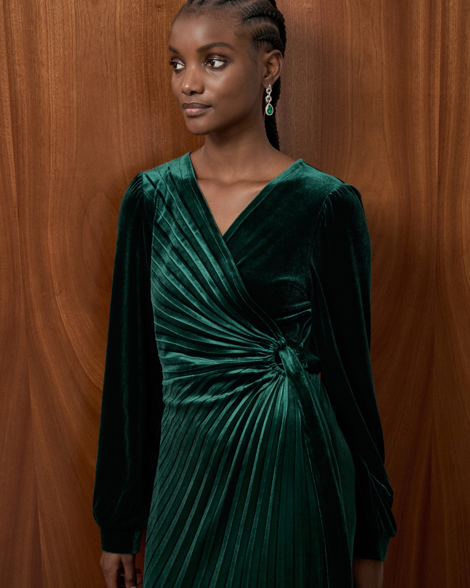 what jacket to wear with green velvet dress Spruce up in our dinner rendered in the richest shade of velvet dress with cardigan