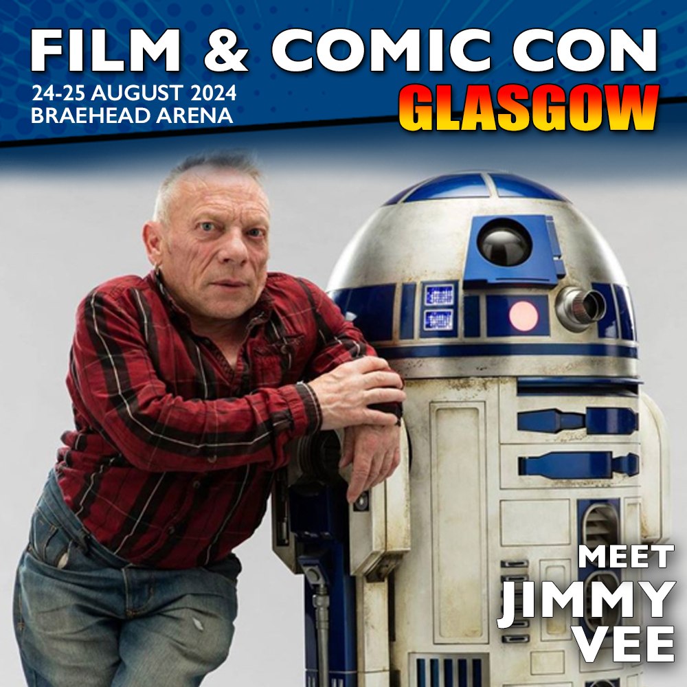 JIMMY VEE is also joining us at Film & Comic Con Glasgow! Jimmy