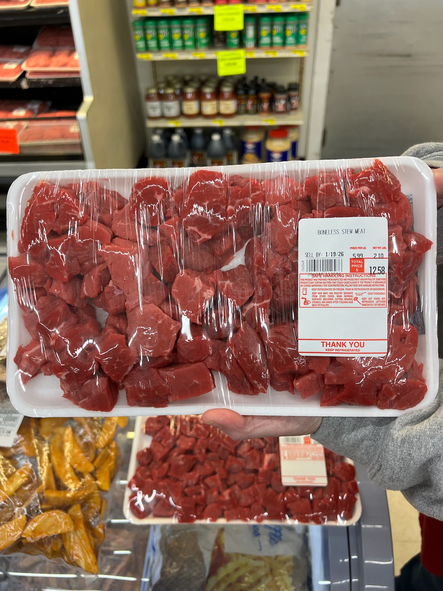Meat - 🥩 Beef Stew Meat Ready 🥩Beef stew meat is priced at $5.99 per lb ...
