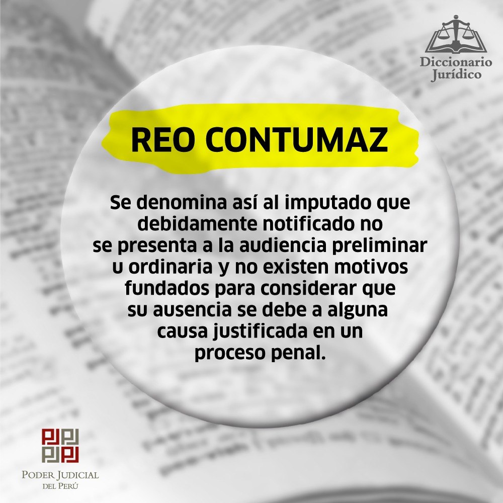 Poder - Conoce en nuestro #DiccionarioJurídico qué significa ser un reo ...