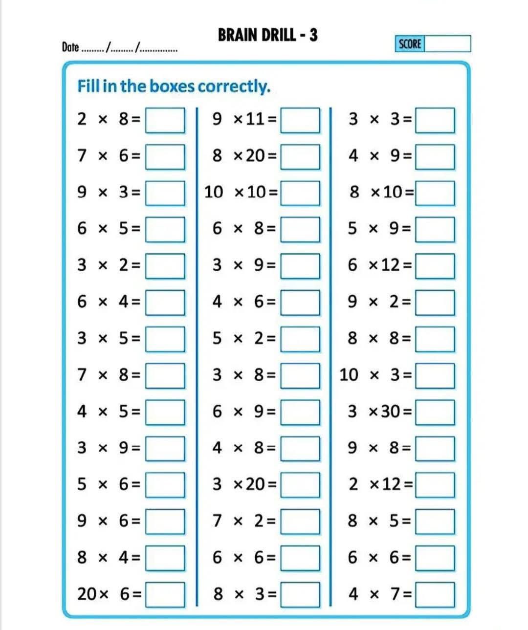 Sankalp Sbs - Math worksheets 😊🇮🇳😊 (बच्चों के बेसिक... | Facebook