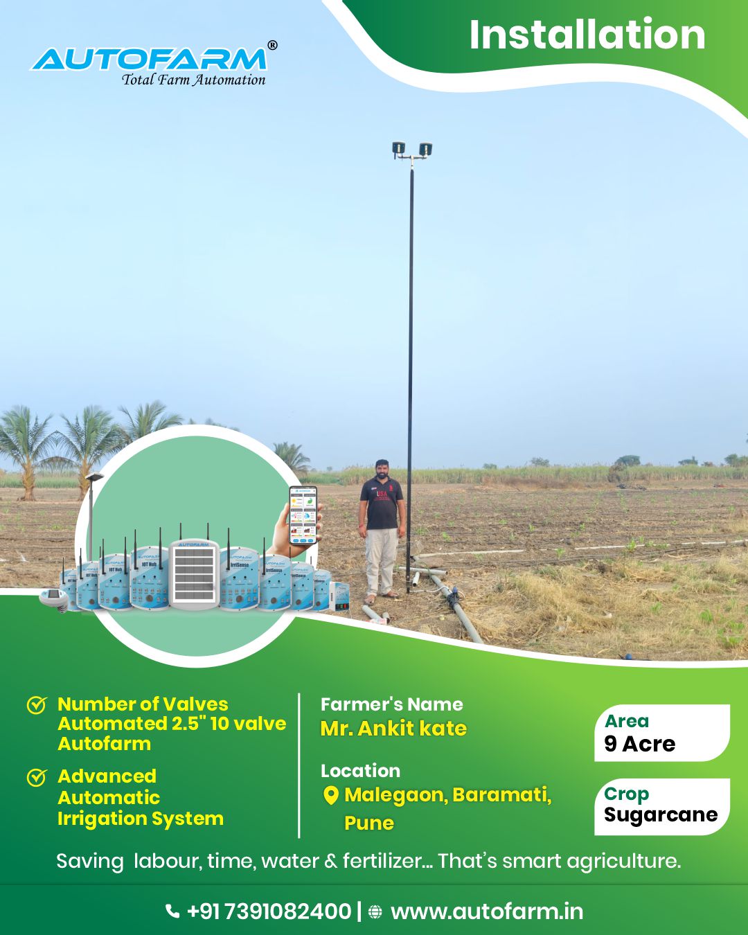 Meet Mr. Ankit Kate, a... - AutoFarm - Total Farm Automation | Facebook