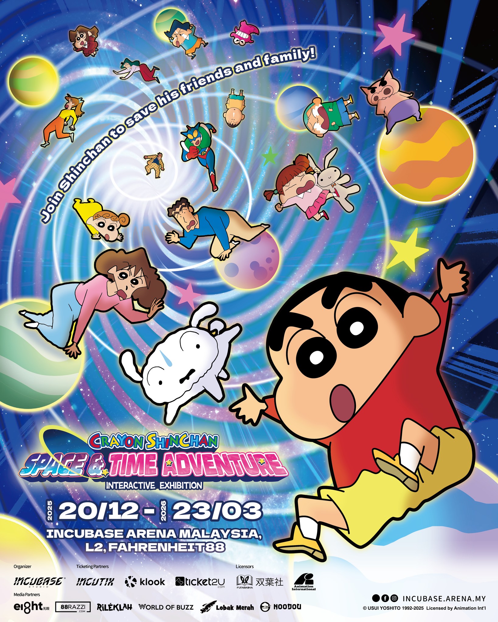 Fahrenheit88 - 🌟 Malaysia, get ready! 🌟 Shinchan is blasting off into ...