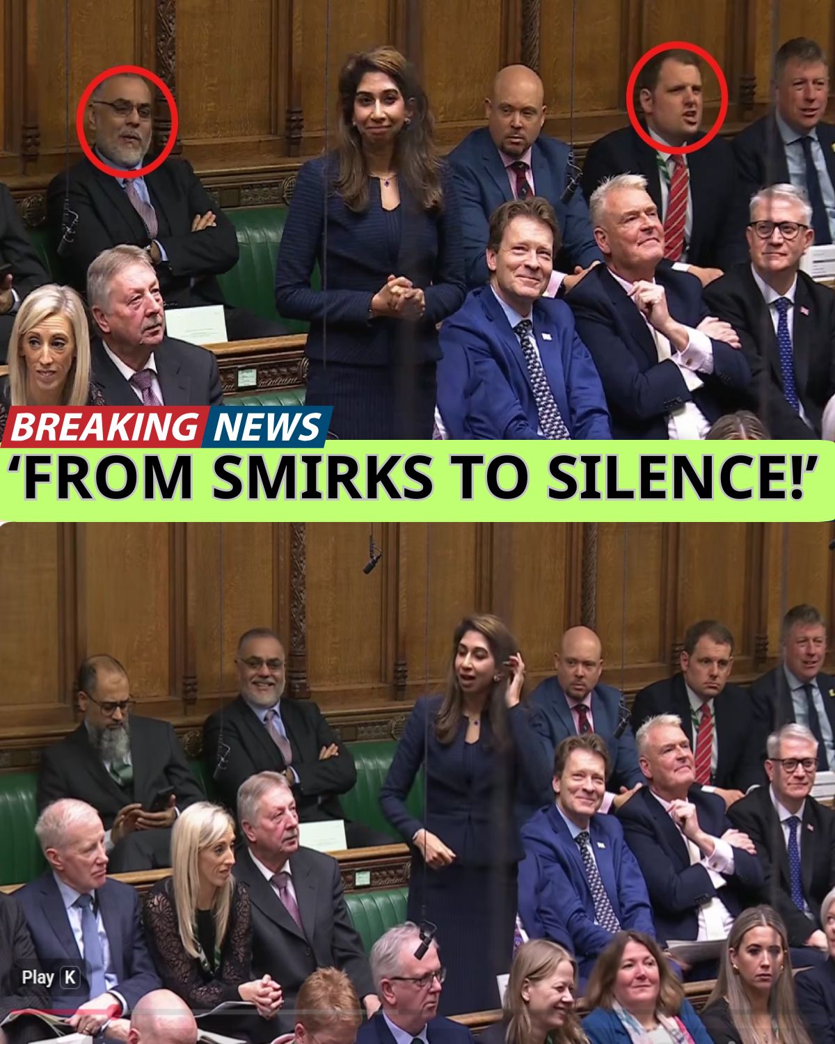 UK - ‘FROM SMIRKS TO SILENCE!’ 🤐🇬🇧 Labour’s Laughter DIES INSTANTLY as ...