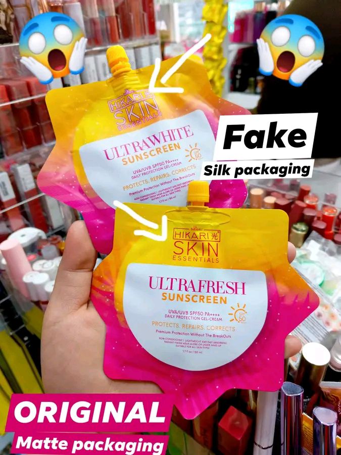 Norma - HIKARI SUNSCREEN FAKE v.s ORIGINAL 😱 -matagal na akong ...
