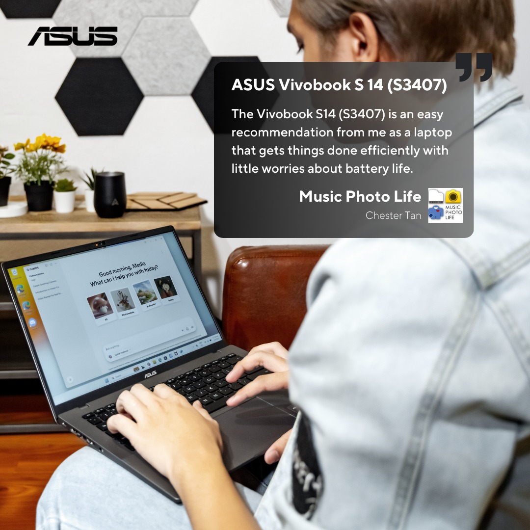 ASUS - The ASUS #VivobookS14 (S3407CA) combines a sleek metallic design ...