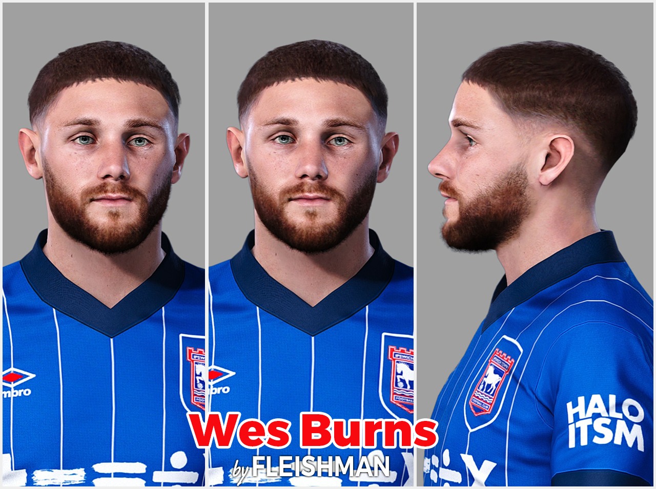 Fleishman - Wes Burns v2 🏴󠁧󠁢󠁷󠁬󠁳󠁿 Ipswich Town 🏴󠁧󠁢󠁥󠁮󠁧󠁿 #PES21 #PES2021 # ...