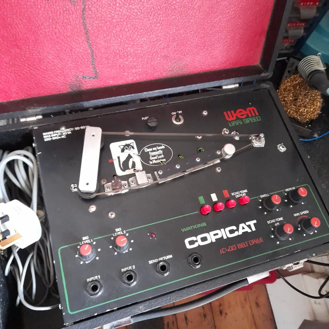 Replacing heads on mi wem copicat mkiv echo tape