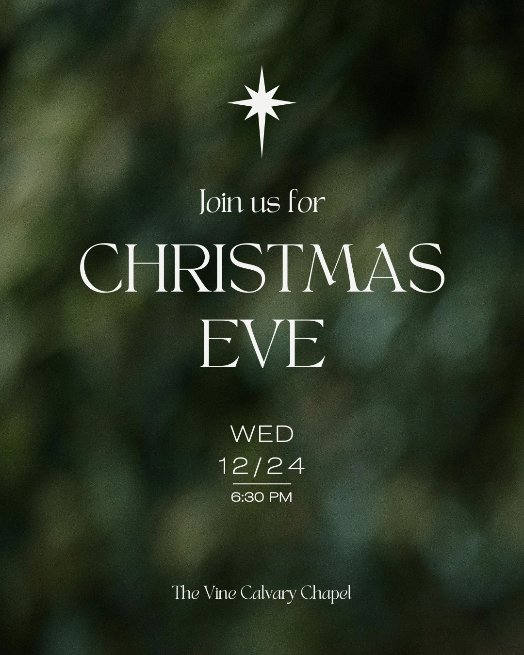 The Vine - 🎄 Christmas Eve at The Vine 🎄 Join us Wednesday at 6:30 PM ...