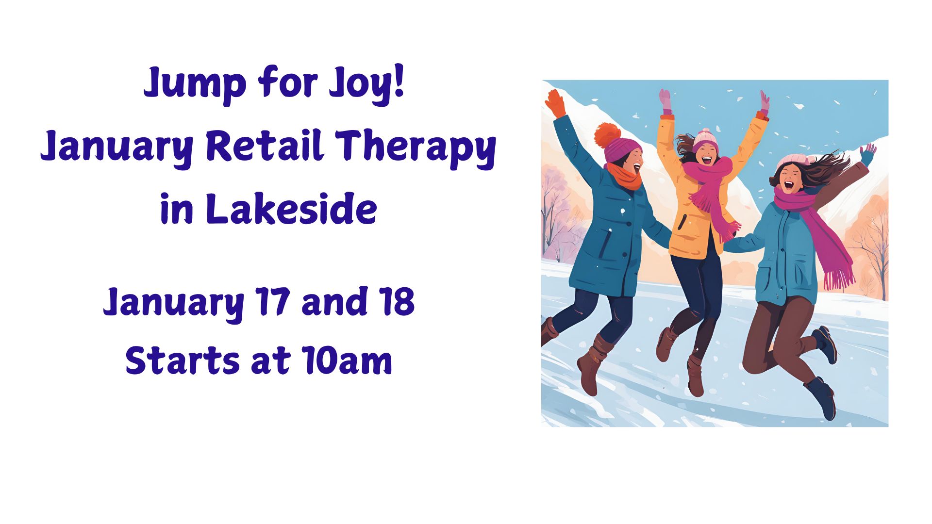 January Retail Therapy in Lakeside