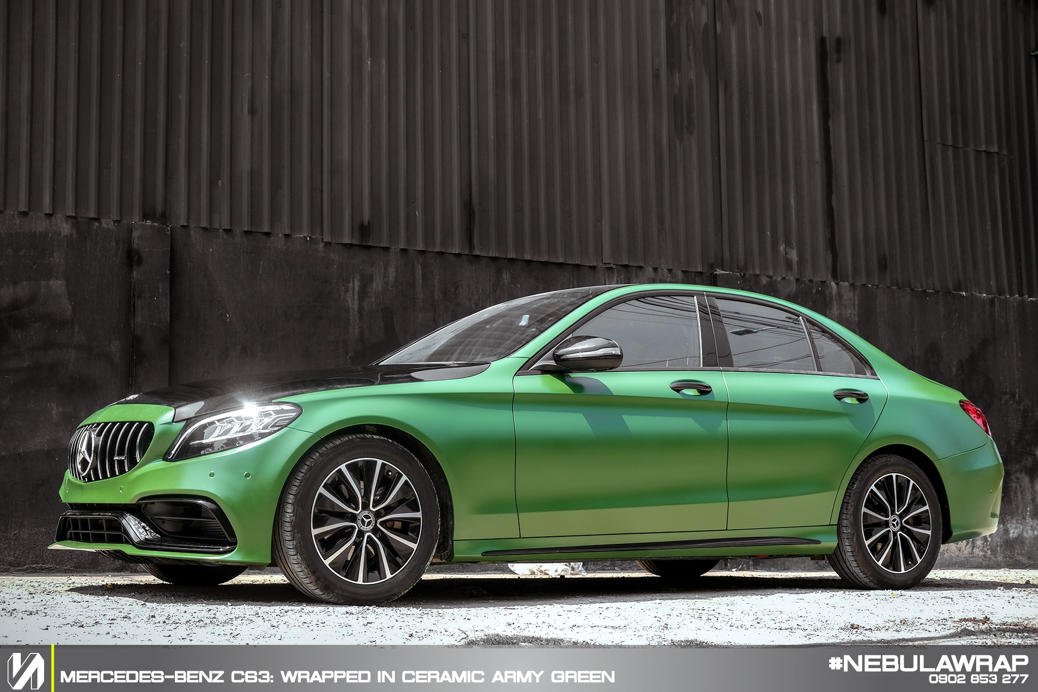 Nebula WRAP - 🌟 Ngôi sao 3 cánh Mercedes C63 wrap dán đổi... | Facebook