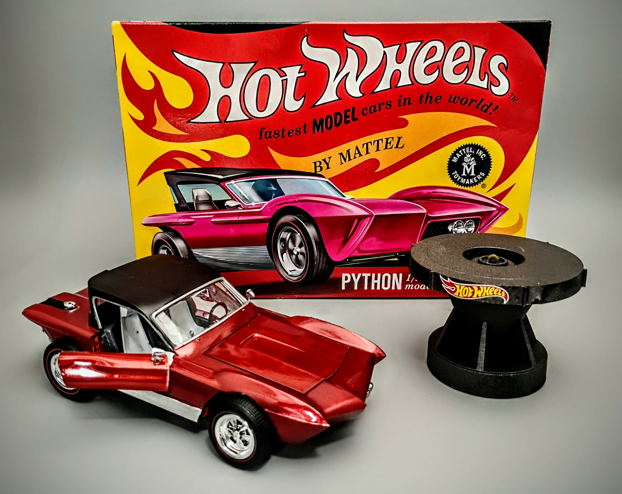 Hpiguys - Checking out Round2 Models Hot Wheels 1968 Python! This kit ...