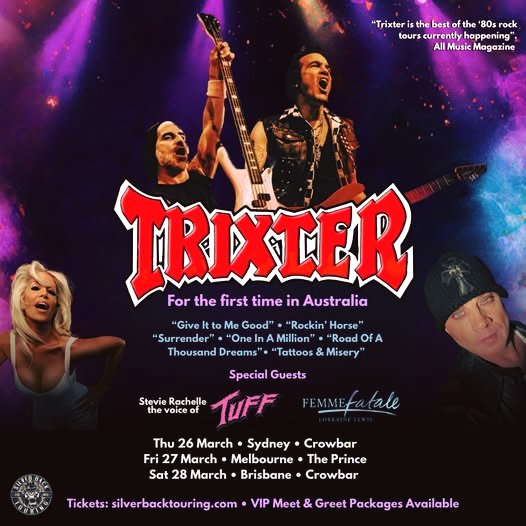 Utopia - TRYX ARE FOR KIDS TOUR ANNOUNCEMENT ALERT!!! TRIXTER BETTER ...