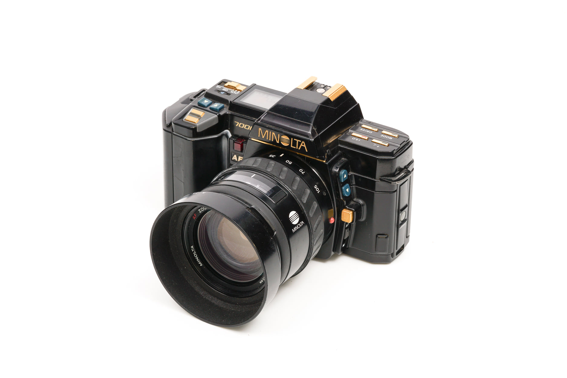 Minolta 7000 AF gold version serial numbers and production