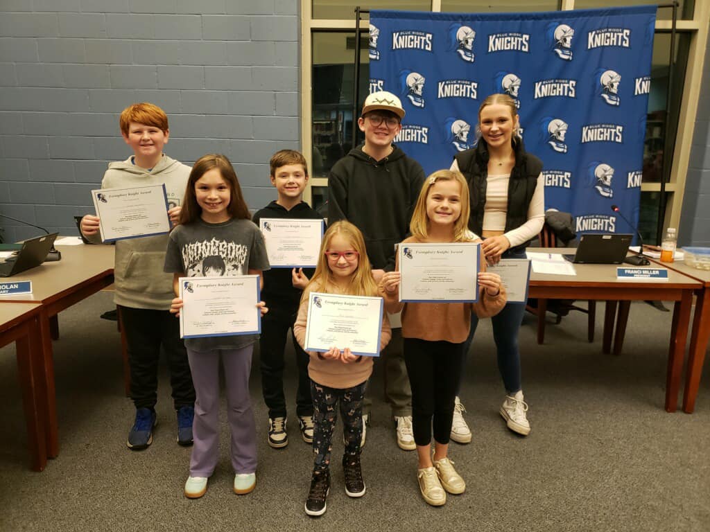 Let’s congratulate our January... - Blue Ridge CUSD #18
