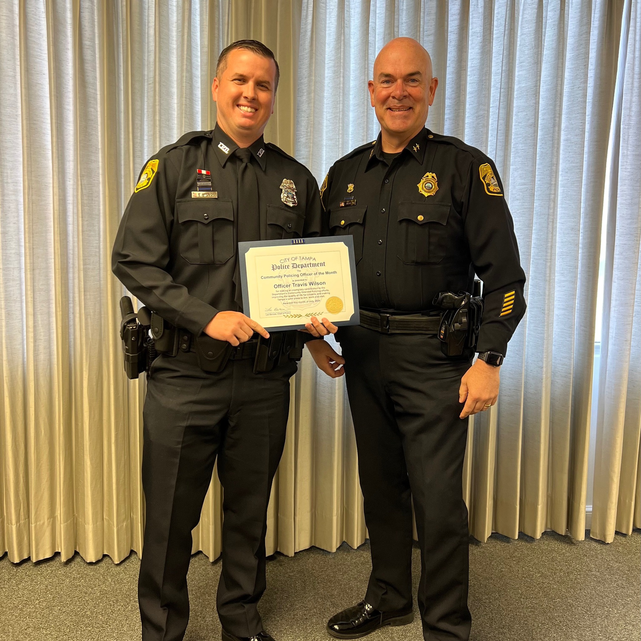 Congratulations to Officer... - Tampa Police Department | Facebook