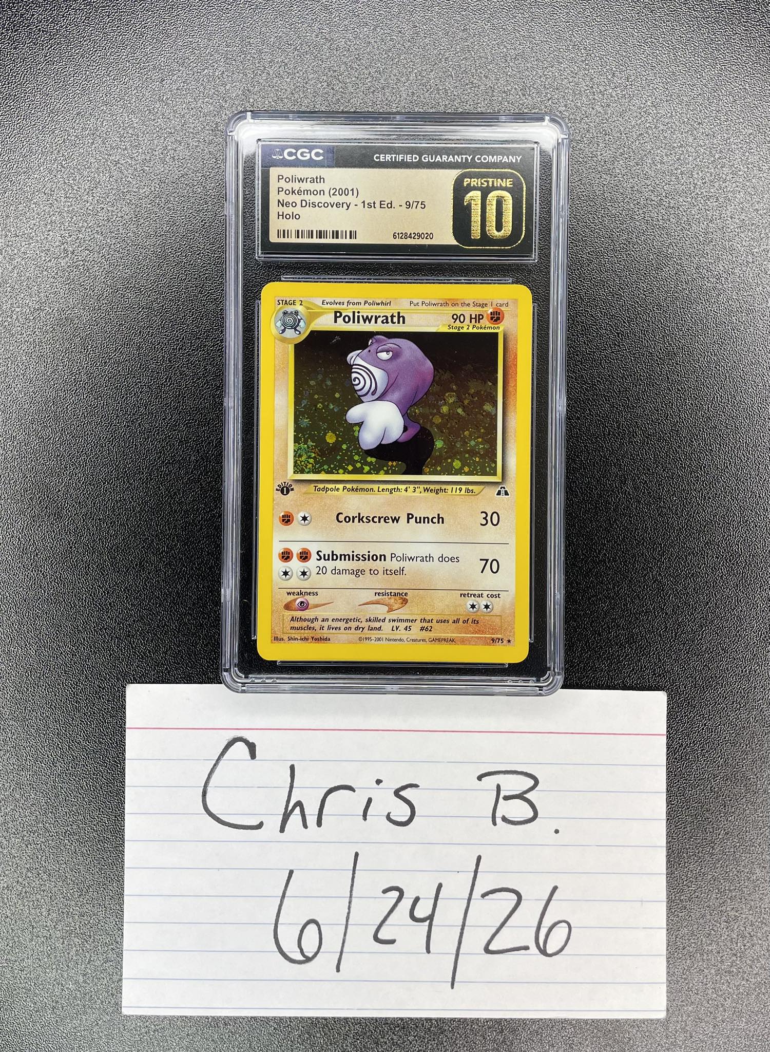 poliwrath stage 2 pokemon card value Card: Misty's Stage 2 Form Poliwrath [Series 1] #62 Prices
