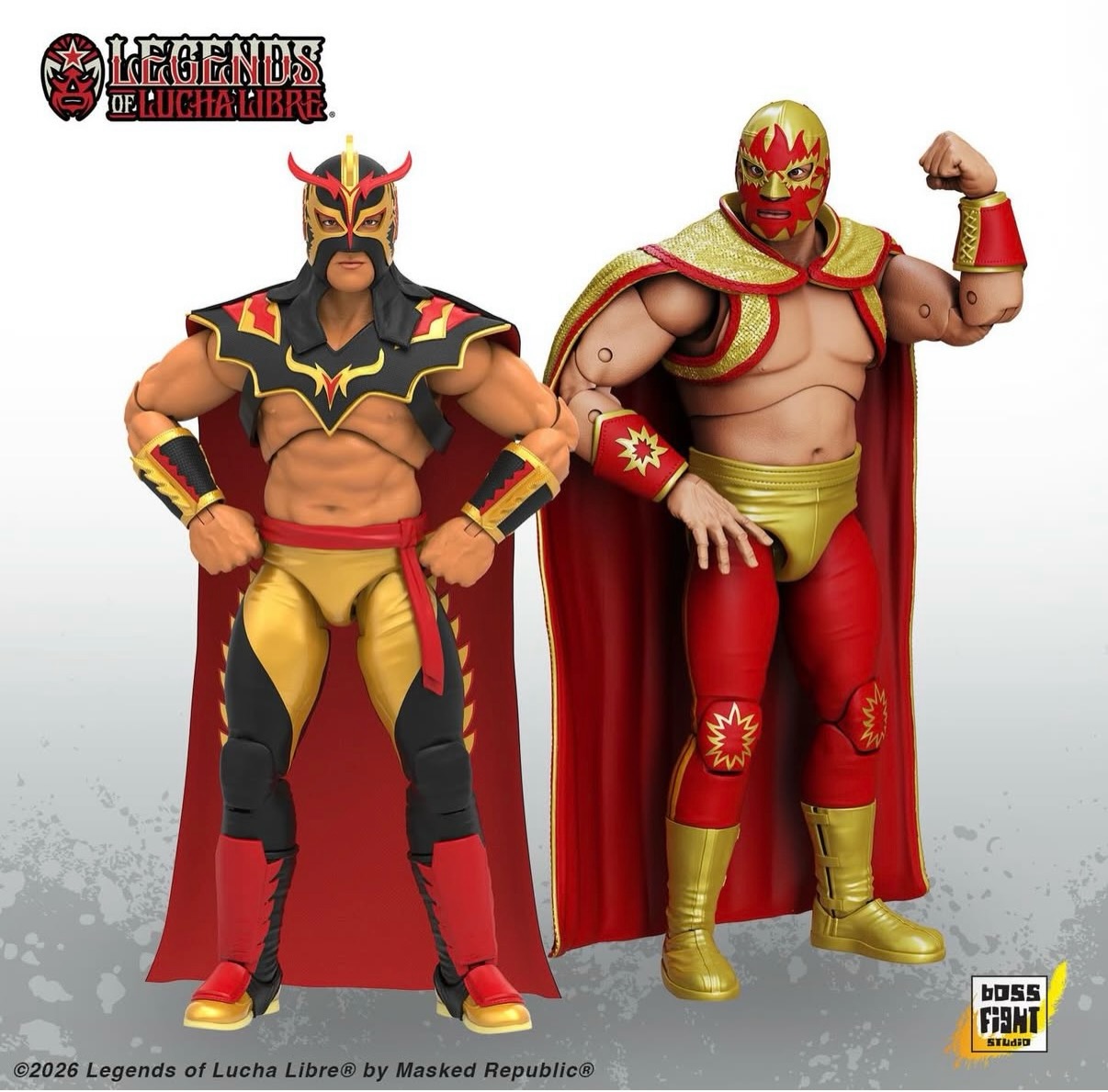 Dragon Lee figurine with insane cape design