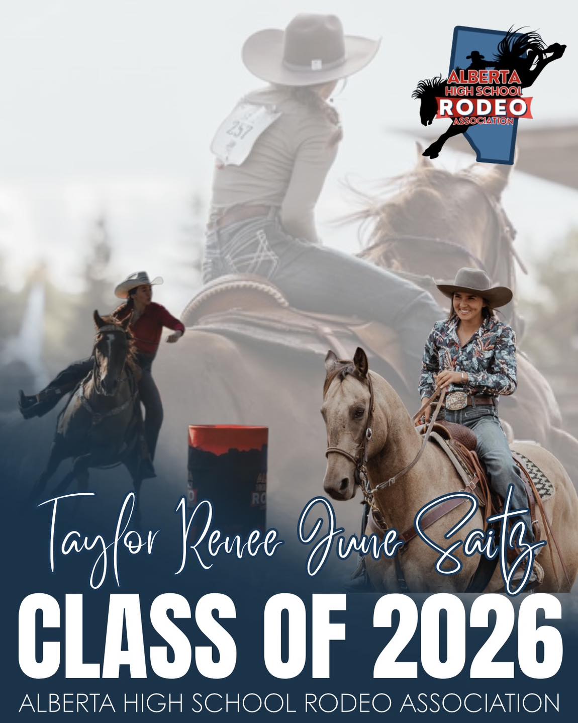 Alberta - AHSRA Class of 2026 🎓 Taylor Renee June Saitz School: Kinuso ...