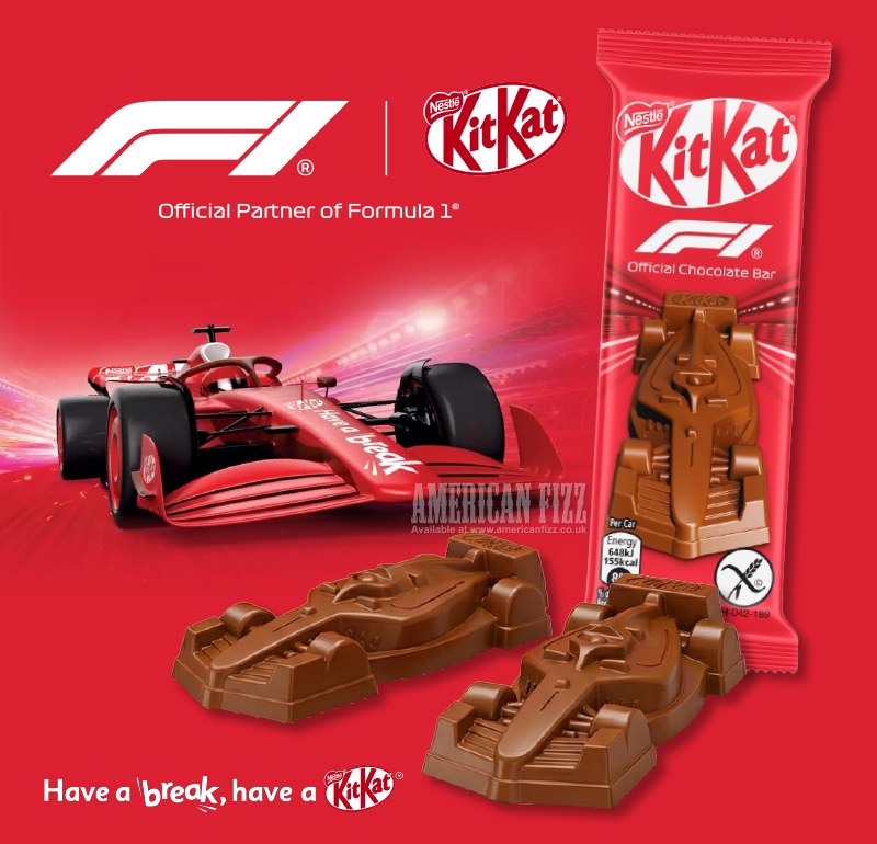 KitKat F1 プレミアムモデルカー Kit Kat Chocolate Formula 1 Car