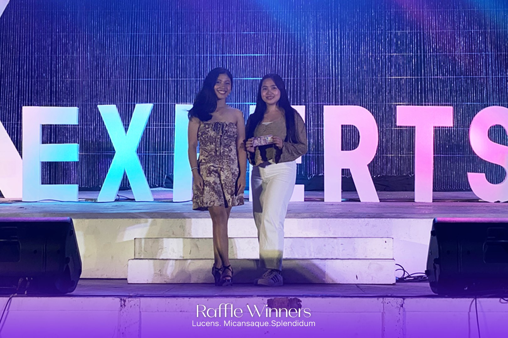 Presenting the winners of the raffle draw in the SIT Night 2024. # ...