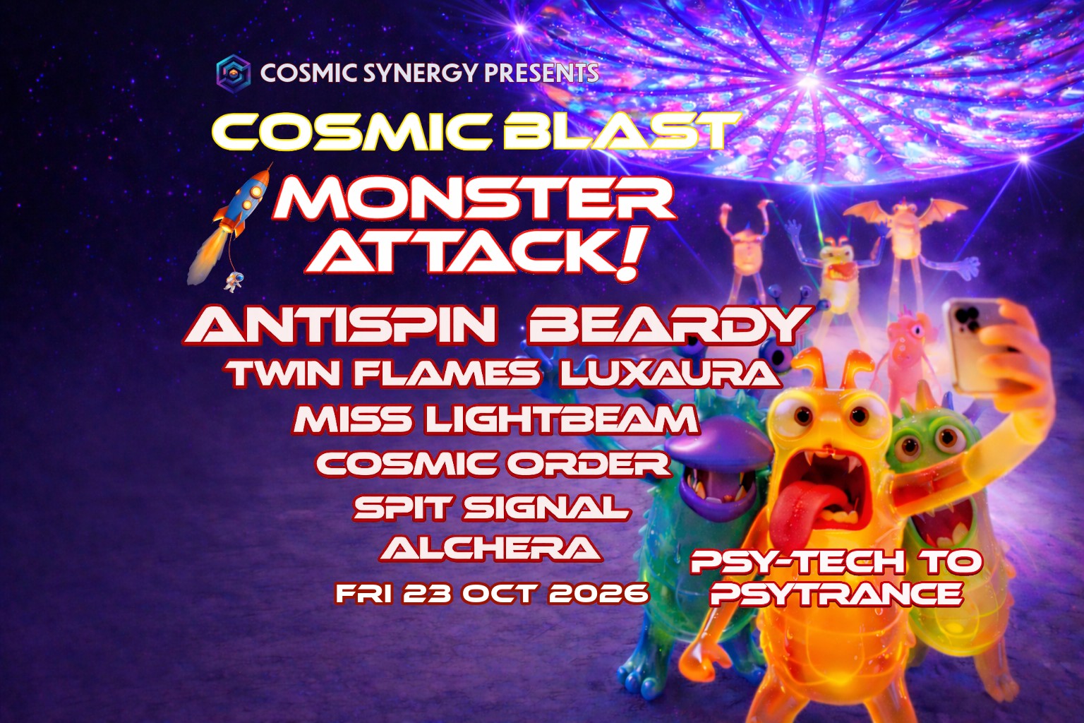Cosmic Blast - Monster Attack!