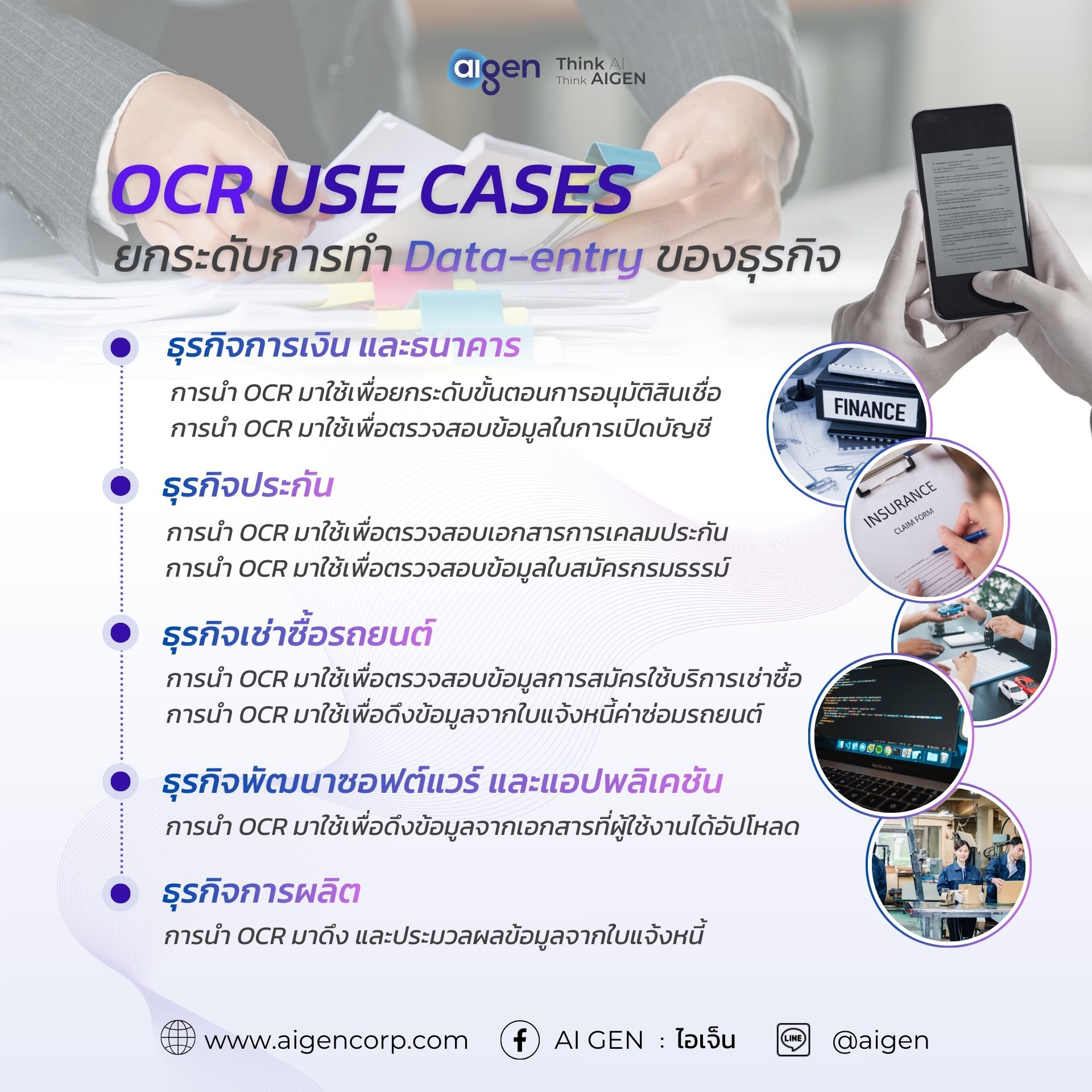 AI GEN : ไอเจ็น - รวมตัวอย่าง OCR Use cases... | Facebook