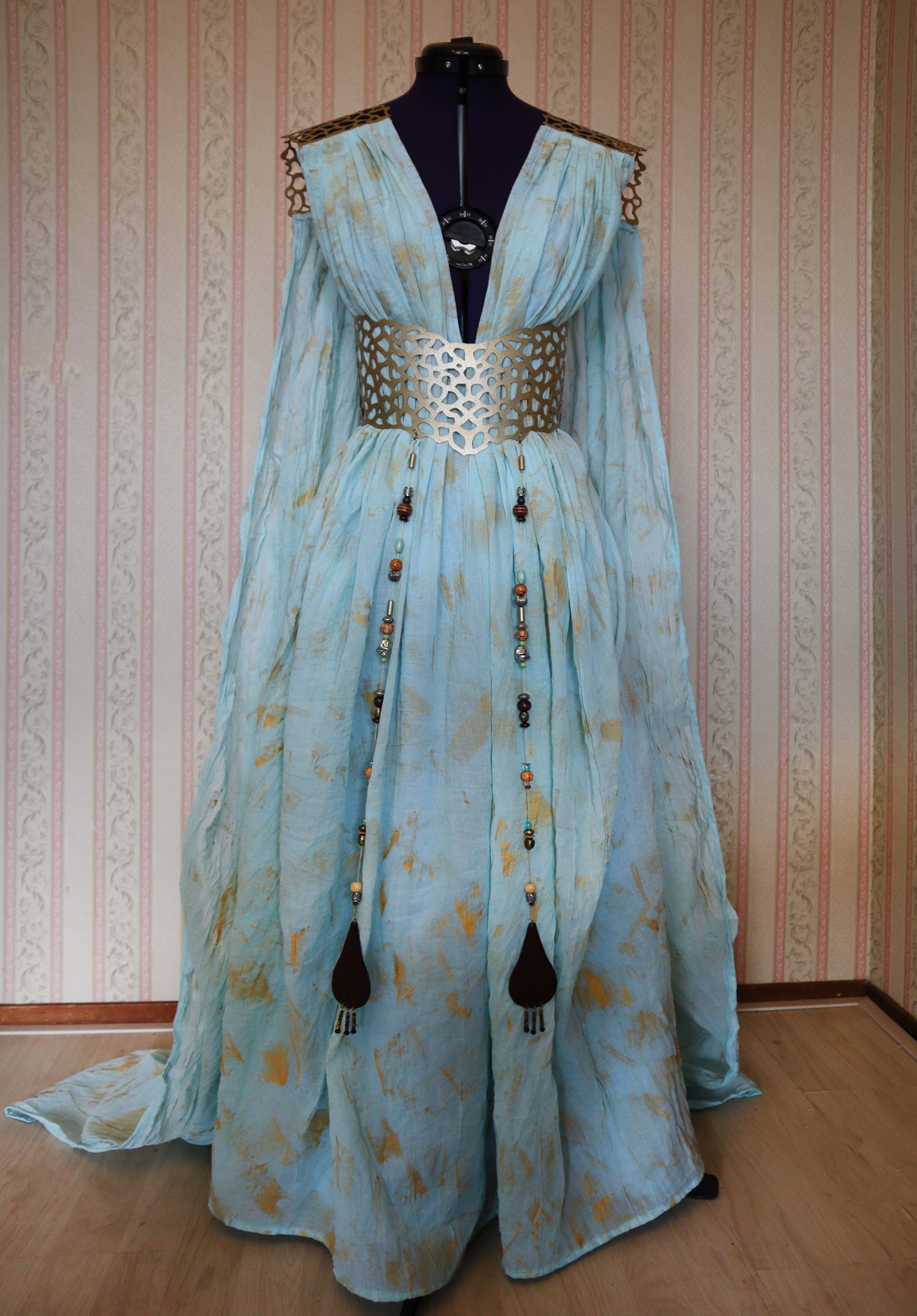 daenerys blue and gold dress Game of Thrones dresses on sale now Qarth game
