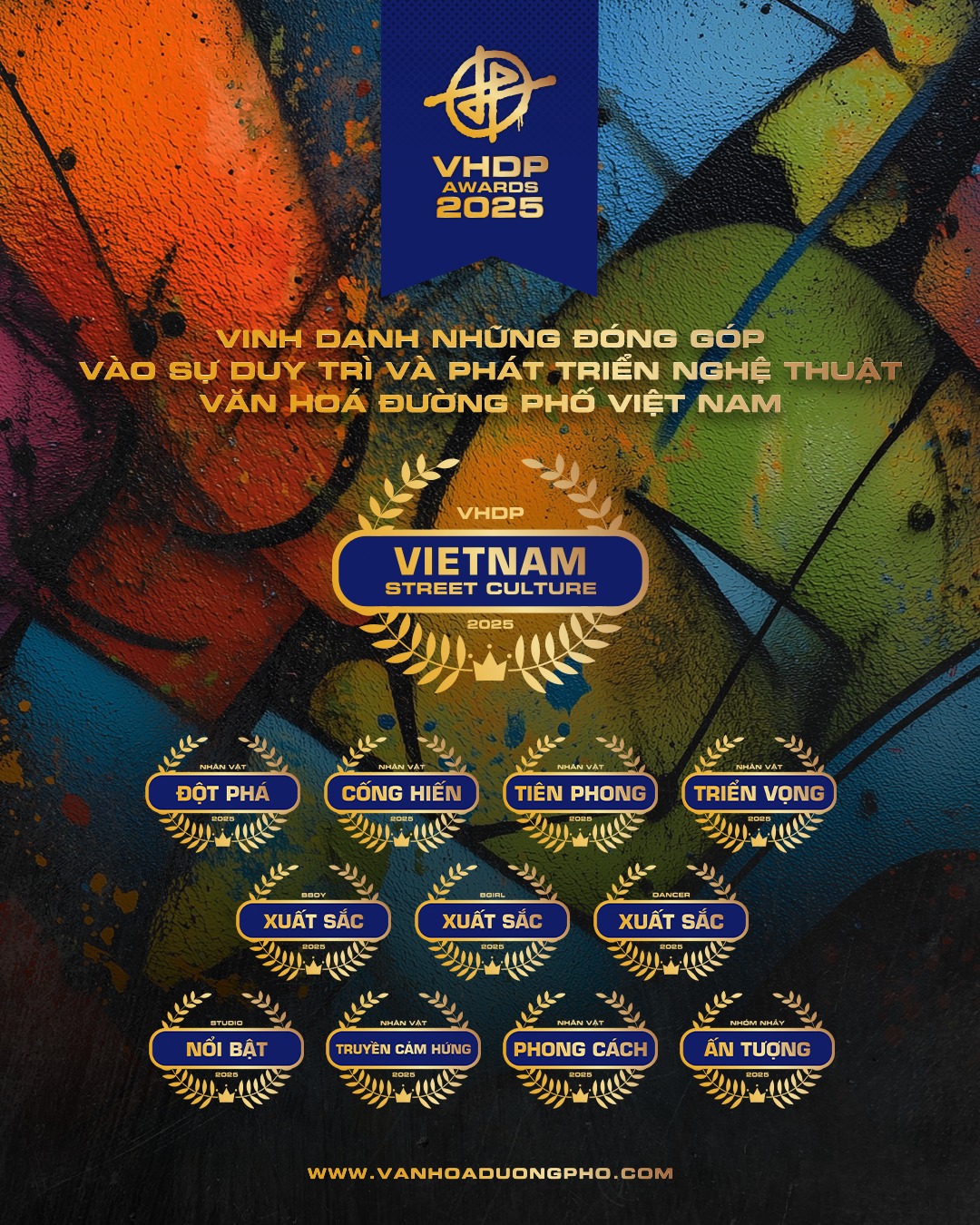 🇻🇳💥🇻🇳 VHDP AWARDS 2025 - nơi vinh... - Văn Hoá Đường Phố | Facebook