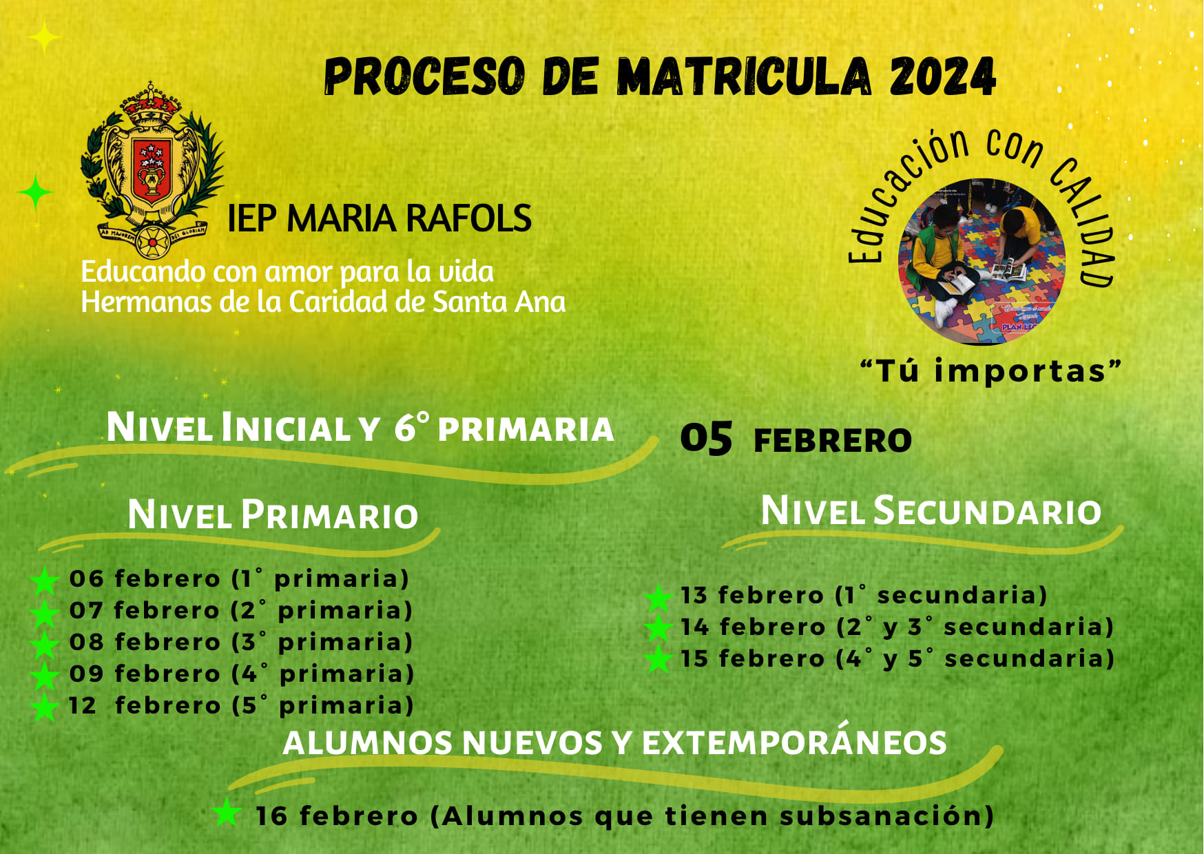 Estimados padres de familia... - IEP 