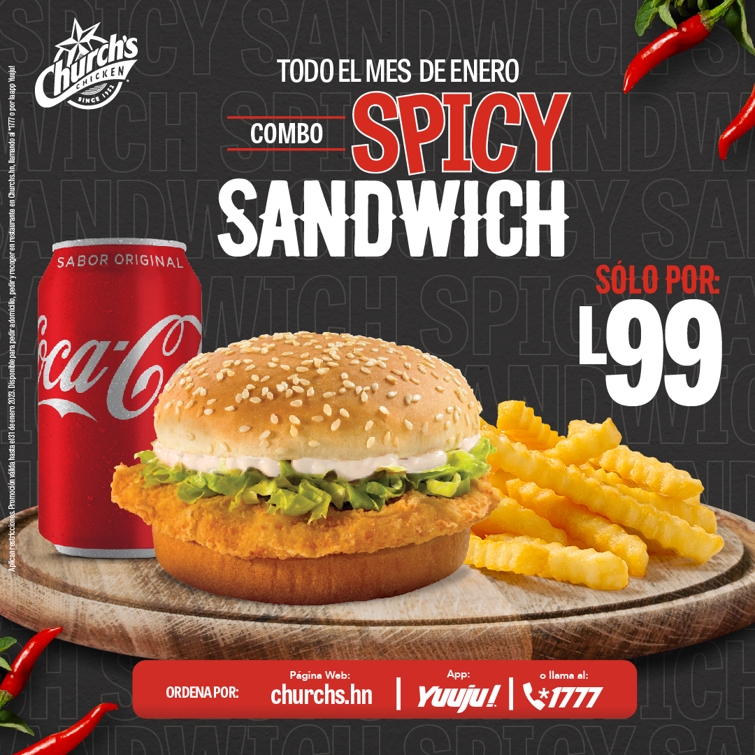 Church's Texas Chicken Honduras - Todo el mes de enero para disfrutar ...
