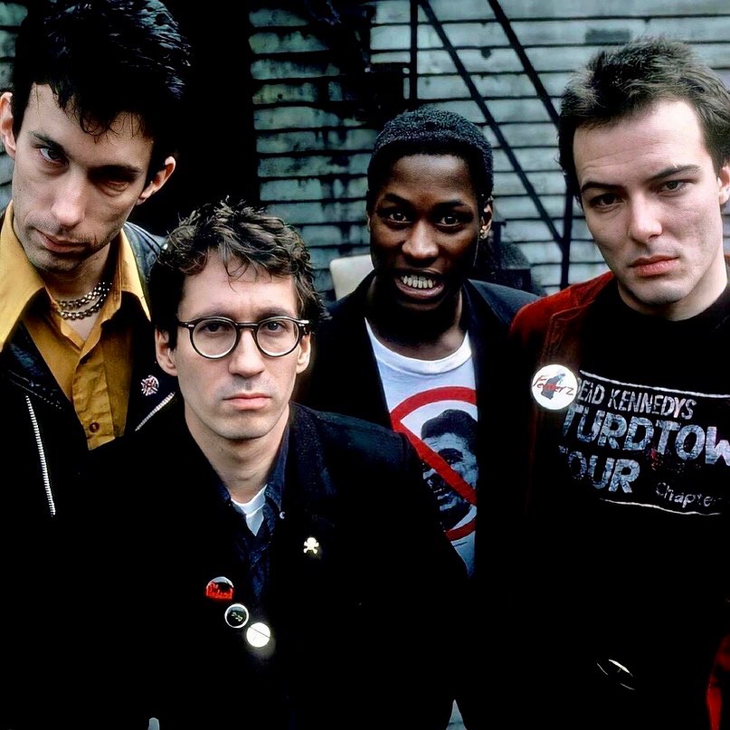 American hardcore punk rock band Dead Kennedys photographed in New