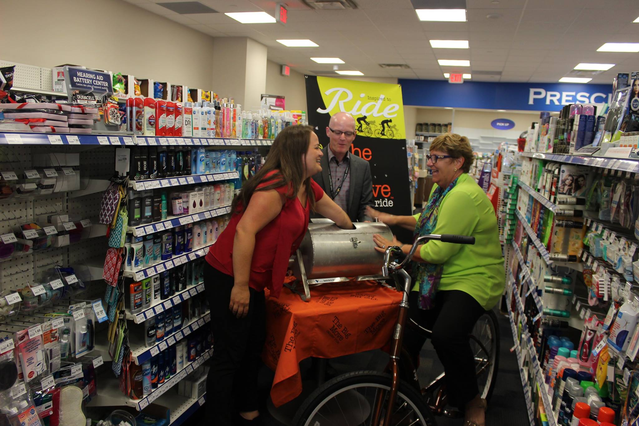 The Big Bike Give-A-Way,... - The Big Move Cancer Ride